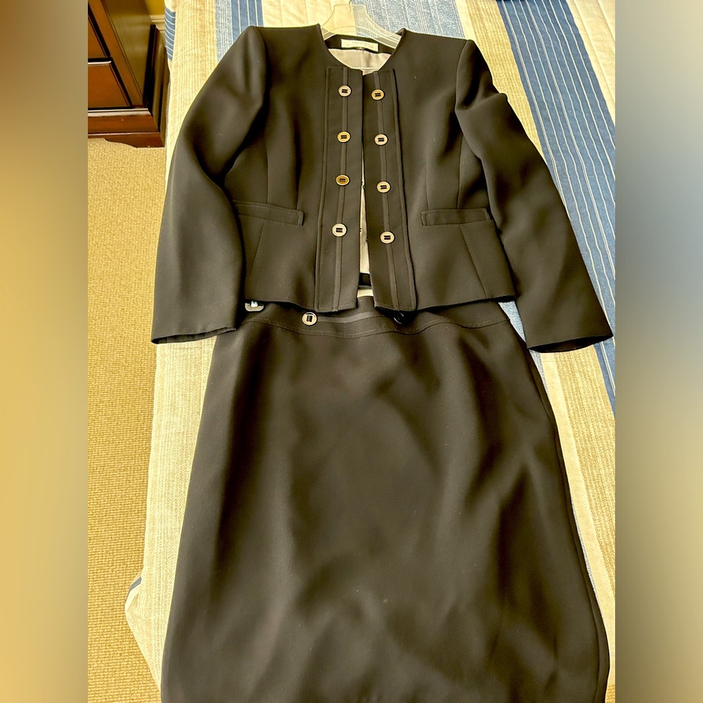 Simple black suit